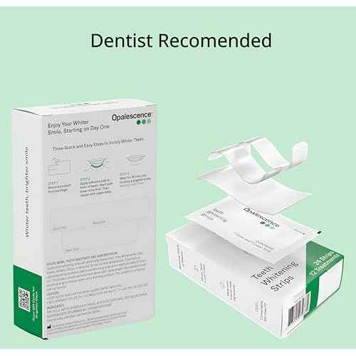 Opalescence Teeth Whitening Strips (12 Treatments) Hydrogen Peroxide Formula 10% ? Enamel Safe ? Comfortable Slip Free - Teeth Bleaching - Sensitivity Free - Plus Toothbrush 6050-1T