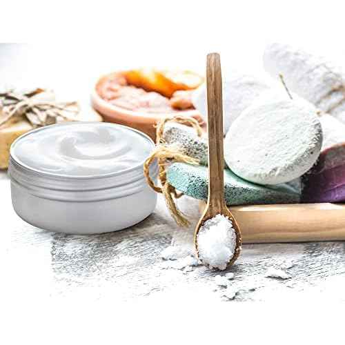 2 Ounce Aluminum Tin Jar Refillable Containers 60 ml Aluminum Screw Lid Round Tin Container Bottle for Cosmetic,Lip Balm, Cream, 12 Pack.