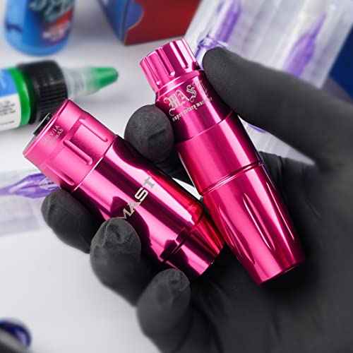 Mast Tour Tattoo Pen Kit Battery Power Supply Gun Tattoo Machine 20Pcs Cartridge Tattoo Needles Mast Black Ink