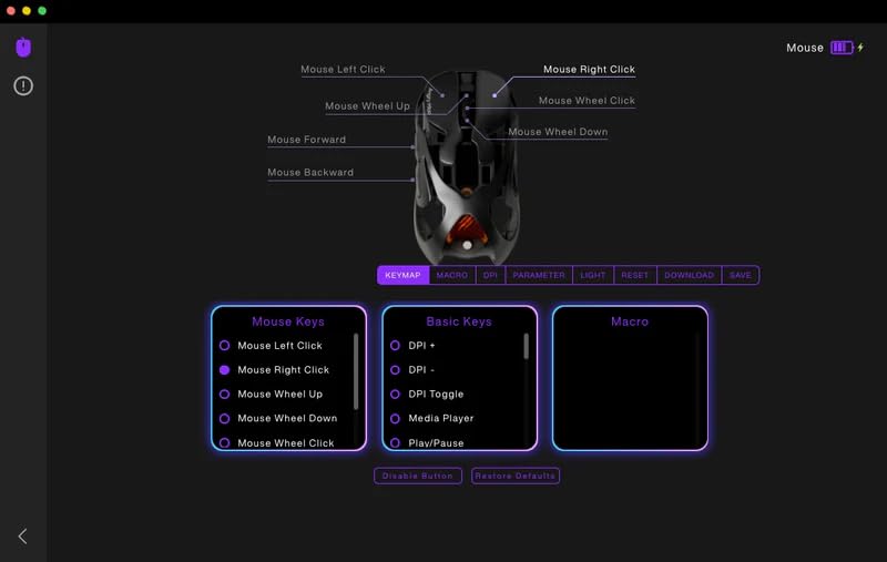 AM Infinity Gaming Wireless Mouse, 49g Metal Ultralight Hollow Design, 30000 DPI PAW3950 Sensor, Dual 8K Polling, Hot-Swappable Battery, DIY RGB Lighting – 2.4G/Bluetooth/Wired Gaming Computer Mouse
