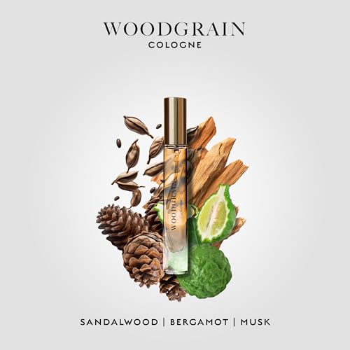 Caswell-Massey Cologne Discovery Set for Men, Travel-Size Cologne Gift Set with Woodgrain, Newport & Greenbriar Scents, Luxury Fragrance Trio, Made in USA, 0.25 Fl Oz Each