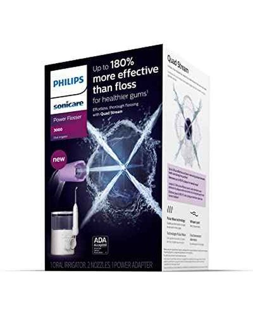 Philips Sonicare Power Flosser 3000, White, HX3711/20