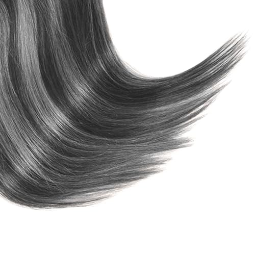 P1Bgrey Bundles Highlight Straight Human Hair Bundle 8A Grade Grey Hair Weave Two Tone Salt And Pepper 3 Bundles 22 22 22 Inch #1Bgray Ombre Straight Bundle