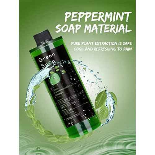 Dragon Art 16.9oz Green Soap Prep Wash with 8oz Squeeze Bottle For Tattoos and Piercings