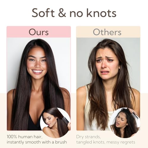 HOTBANANA Tape in Hair Extensions, 22 Inch 20pcs 50g Ombre Walnut Brown to Ash Brown and Bleach Tape in Real Remy Human Hair Extensions Straight