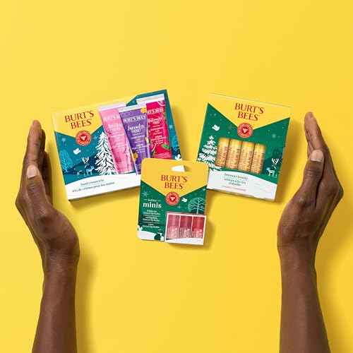 Burt's Bees Christmas Gifts, 3 Body Skincare Stocking Stuffers, Shea Butter Hand Cream Trio Set - Lavender Honey, Watermelon Mint & Wild Rose Berry (3-Pack)