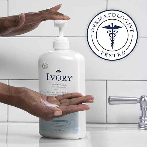 Ivory Body Wash, Designed for the Whole Family, Gentle Formula, Free of Dyes Heavy Perfumes Parabens Phthalates & Silicones, Original Scent, 35 oz