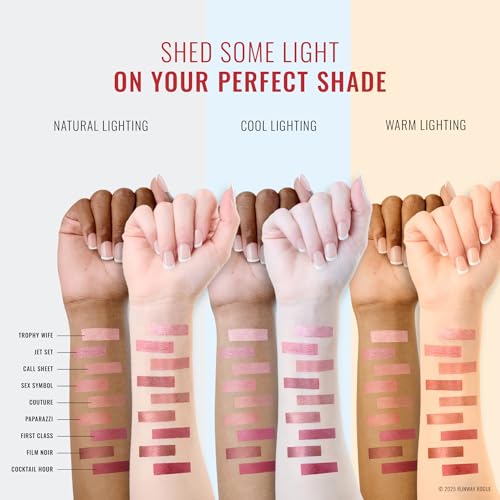 Runway Rogue Silk Glam Liquid Lipstick Lip Trio, Long Wear Frosted Liquid Lipstick Pack, (¡®Paparazzi¡¯, ¡®Couture¡¯, ¡®Sex Symbol¡¯)