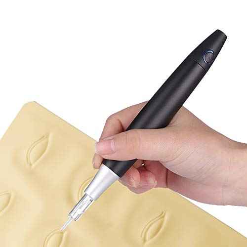 Wireless Permanent Eyebrow Makeup Pen Professional Rechargeable Rotary Machine Device With 10PCS Needles For Eyebrows,Eyeliners, Lips
