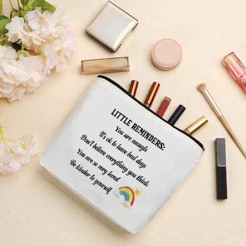 Inspirational Gifts Encouragement Motivational You Are Loved Positivity Emotional Support Stress Relief Cancer Patients Bereavement Sentimental Makeup Bag Christmas Gifts To Cheer Someone Up for Women