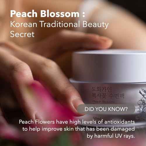 House of Dohwa, Gentle Peach Blossom Overnight Mask l Vitamin C, Rejuvenating, Hydrating l Product of Korea - 1.69 fl. Oz