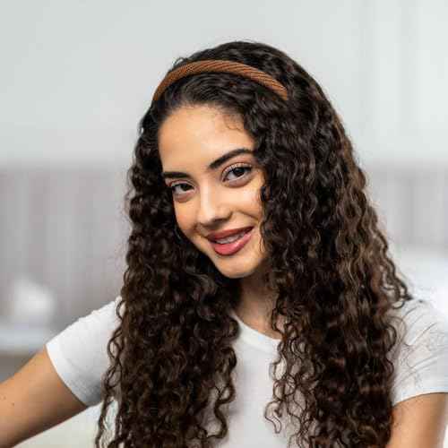 Headbands for Women Thin Knitted Hairbands Fashion Non Slip Headband for Women's Hair Cute Solid Colors Hair Accessories 4 PCS