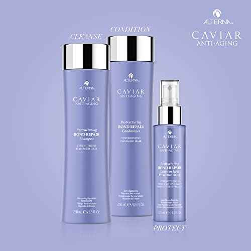 Alterna Caviar Anti-Aging Restructuring Bond Repair Shampoo/ Conditoner Set, 8.5 Fl Oz (Pack of 2)