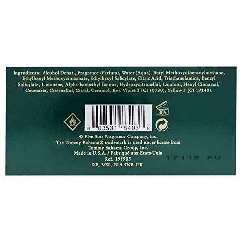 Tommy Bahama Martinique Men Eau de Cologne, 3.4 Fl Oz