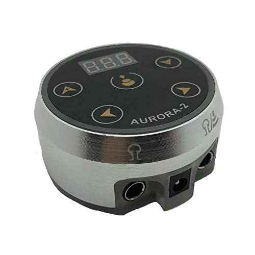 DGT New 2 Gen. Aurora II Dual Machines Tattoo Power Supply (Silver)