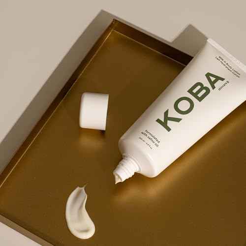KOBA Milk It Body Lotion - Hydrating Moisturizer for Women & Men - Hydrating - Normal to Dry Skin - Woody, Floral, & Musk Fragrance - Natural - Shea Butter - Safou Oil - Vitamin C - Vegan (6.8 Fl Oz)