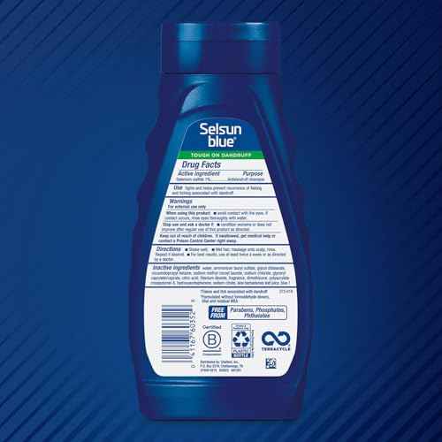 Selsun Blue Moisturizing Antidandruff Shampoo, Maximum Strength Scalp Treatment With Selenium Sulfide, 11 fl. oz.