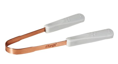 drTung's Tongue Cleaner, Copper Tongue Scraper, Tongue Cleaner for Adults, Kids, Easy to Use Comfort Grip Handle, 6 Pack