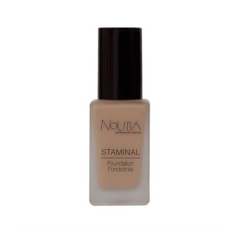Nouba Staminal Foundation Fondotinta Number 109, Long Lasting Coverage Luminous Makeup Light Texture Nude Skin Effect - For All Skin Types - Blends Perfectly Beige 30 ml