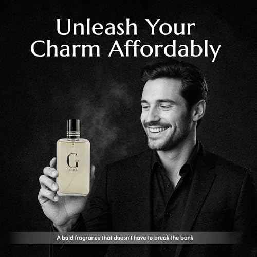 PB ParfumsBelcam G e?u Black Eau De Toilette Spray for Men ? 100 mL Affordable, Long-Lasting Fresh Aquatic Fragrance & Spicy Aquatic Scent with Sandalwood & Patchouli for Day & Night Use