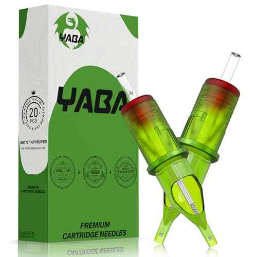YABA 20Pcs Standard Disposable Tattoo Needles Cartridges Bugpin for Tattoo Artists,Membrane Magnum Tattoo Cartridges Needles for Tattoo Gun (1209CM)