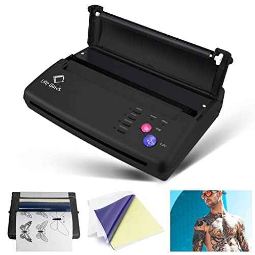 Life Basis Tattoo Transfer Paper 100 Sheets Stencil Transfer Paper for Tattooing A4 Size for Tattoo Copier Machine
