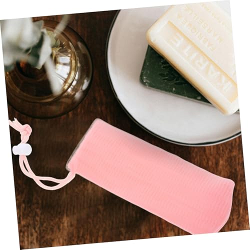 8pcs Soap Bar Bag Thickened Pe Net Pouch for Shampoo Bars Face Cleansers and Exfoliating Gentle Foaming and Quick Drying for Bath and Travel
