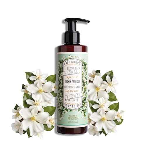 Panier des Sens ?Jasmine Hand & Body Lotion for Dry Skin - Hydrating Body Cream for Women - Nourishing Fluid Body Moisturizer Shea Butter & Olive Oil - 97% Natural Ingredients Body Care - 8.45 Floz