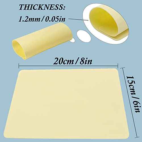 Tattoo Practice Skins 3mm, Urknall 3PCS 12 * 8'' Large Fake Skin Thick Practice Skin Blank Practice Skins Double Sides Skin Practice for Beginners and Artrists