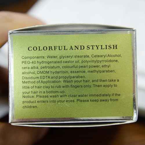 Kids Temporary Hair Color Wax, Natural Hair Strong Style Gel for Party, Cosplay, Masquerade etc. (Red)