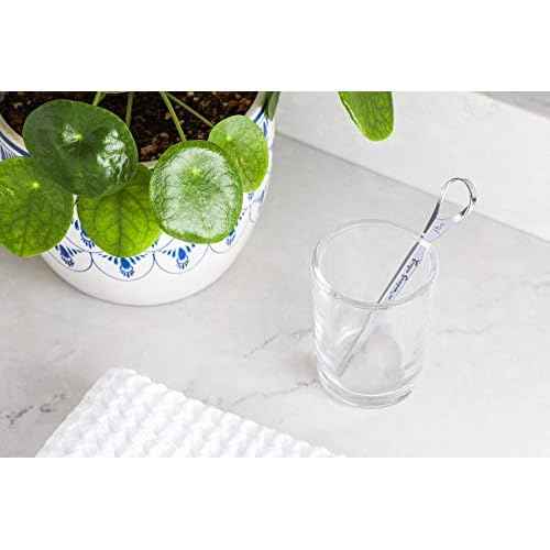 Tongue Sweeper Model P Medical Grade, Dishwasher Safe, Stainless Steel Tongue Cleaner, Reduce Bad Breath and Improve Taste, Preferred by Leading Dental Schools for Oral Hygiene, (1 Count)