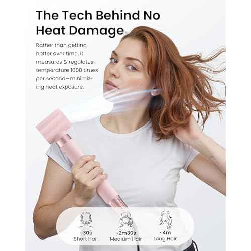 5 in 1 Hot Air Styler Wrap ? High-Speed Hair Dryer Brush with Auto Wrap Curlers, Fast Drying & Frizz-Free Styling, No Heat Damage, Volumizing Brush with Travel Bag