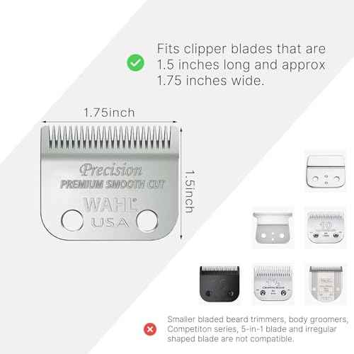 Professional for Wahl Clipper Guards Set, 10 Pcs Coded Cutting Guides #3170-400- 1/16¡± to 1¡± Compatible with All Wahl Clippers