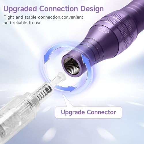 Microneedle Derma Roller Pen - Professional Microneeding 0.25 mm Derma Roller Beauty Pen - Microneedles Roller Pen for Women Men Tools