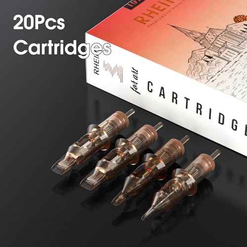 Wireless Tattoo Machine Kit Tattoo Gun Kit Rotary Pen Kit with 1400mAh Battery 7 Adjustable Strokes 14 Tattoo Inks 20pcs Mixed Size Tattoo Needles Cartridge for Professional Beginners RNE40KIT-1