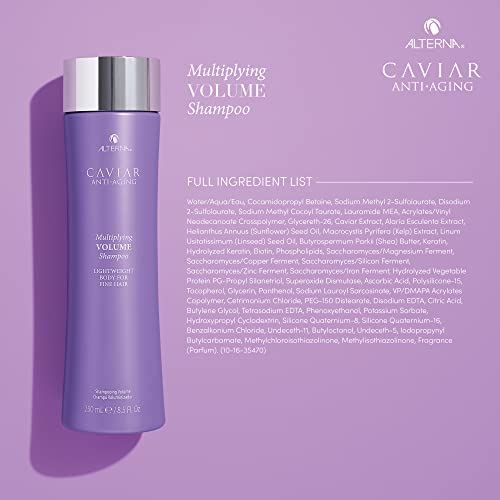 Alterna Caviar Anti-Aging Multiplying Volume Shampoo and Conditioner Set, 8.5-Ounce (2-Pack)