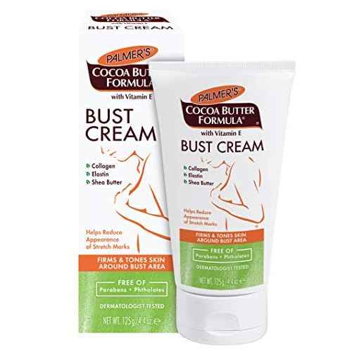 Palmer's Cocoa Butter Formula Bust Cream for Pregnancy Skin Care with Vitamin E, 4.4 oz. (Pack of 3)