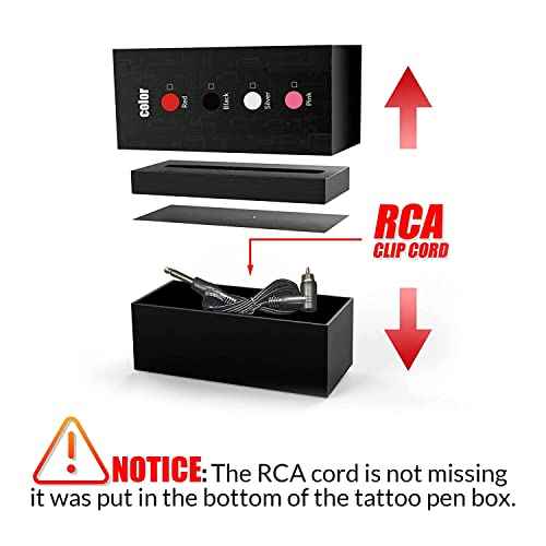 Wormhole Tattoo Kit Rotary Tattoo Machine Kit Professional Tattoo Gun 40pcs Cartridge Needles 20pcs Tattoo Inks Tattoo Power Supply Complete for Beginners and Artists TK202