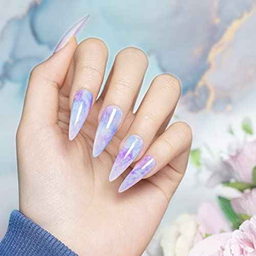 RARJSM Blooming Gel Nail Polish,Clear Blooming GelPolish 15ML UV LED Soak Off Nail Art Polish Blossom Gel for Spreading Effect Graffiti Marble Flower Watercolor Magical DIY Manicure Design