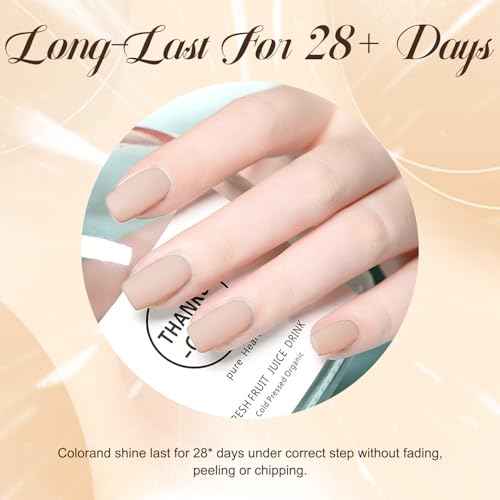 Lavender Violets 13pcs Gel Nail Polish Set ? 9 Gray Brown Skin Tone Neutral Beige Khaki Gel Polish Fall Winter Collection Christmas Nail Art Manicure DIY for Home Salon C600B