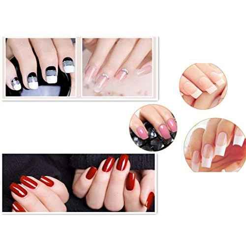 7Pcs Uv Gel Nail Brush, Poly Extension Gel Brush, Nail Art Tips Builder Painting Pen Set(No.2/4/6/8/10/12/14)