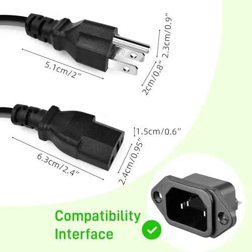 ATOMUS Tattoo Transfer Machine Power Cord US Plug