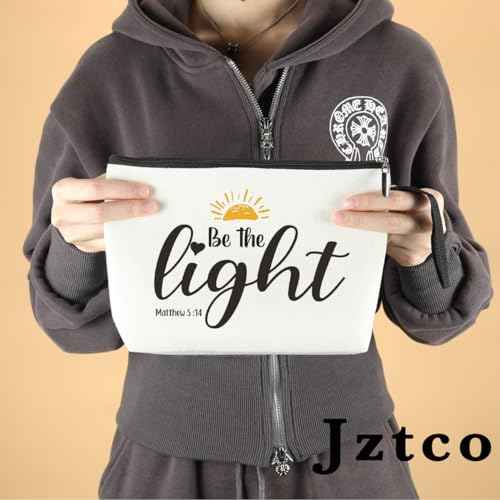 Inspirational Christian Gifts for Women Makeup Bag Religious Gifts Makeup Zipper Pouch Bag Bible Verse Cosmetic Bag Scripture Christmas Birthday Gifts Skincare Bag for Her Daughter Sister in Law Aunt