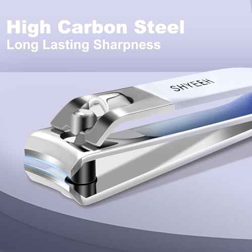 Manicure Set, 10 pcs High-Carbon Steel Nail Clippers Set, Portable Mini Manicure and Pedicure Kit, Travel Grooming Nail Kit with Leather Bag for Men and Women