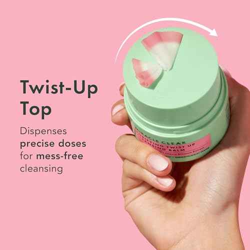 Rael Makeup Remover, Miracle Clear Cleansing Balm ? Twist-Up Makeup Remover Balm with Rice Bran & Jojoba Oils, Korean Skin Care (1.69 fl oz)