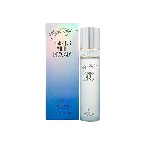 Elizabeth Taylor Women's Perfume, Sparkling White Diamonds, Eau De Toilette EDT Spray, 3.3 Fl Oz