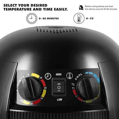 Artist hand Professional Hooded Hair Dryer for Women, Height Adjustable Floor Stand Up Hair Dryer with Wheels and Timer, Sit Under Hooded Dryer for Home Beauty Spa Salon Equipment