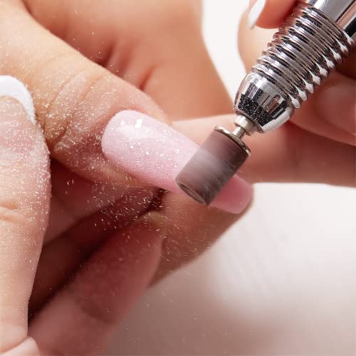 Makartt Nail Drill Bits Sanding Bands - for Nail Drill #80#150#240 Grits 300Pcs File Sanding Bands Zebra Brown Professional Bits Set for Acrylic Nails Gel Manicures Pedicures Tools£¨Brown,Zebra,Black£©