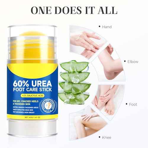 60% Urea Hydrating and Anti-Cracking Foot Cream, 2025 Upgraded Moisturising and Relieves Cracking and Dryness Foot Cream, Repairs and Hydrates Dry and Cracked Feet Hand (1)