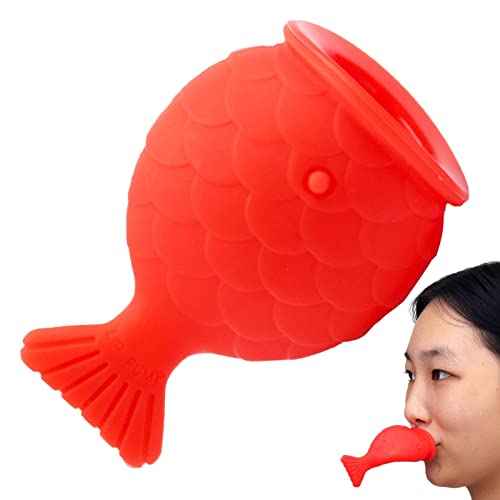 Lip Plumper Device | Soft Silicone Fish Shape Lips Enhancer,Fuller Thicker Mouth Fastly Lip Pumps Bigger Device for Women Female